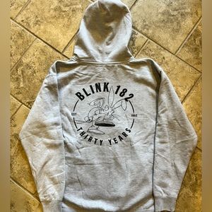 Blink 182 zip up hoodie